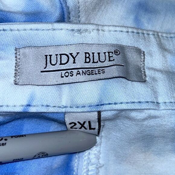 Judy Blue The Blues Tie Dye Denim Shorts - Picture 8 of 11